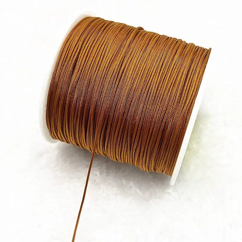 10 m de fil de nylon 0,4 mm auburn