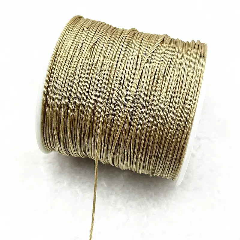 10 m de fil de nylon 0,4 mm beige