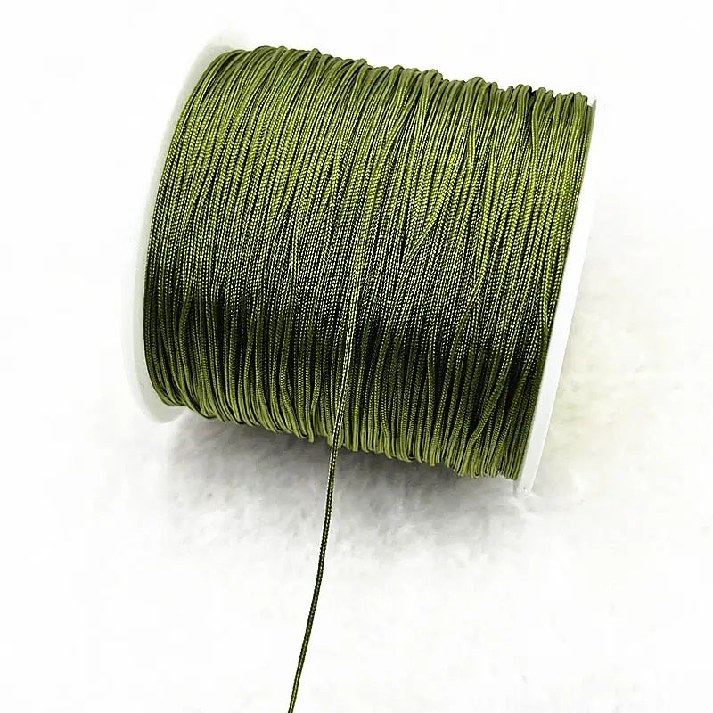 10 m de fil de nylon 0,4 mm kaki