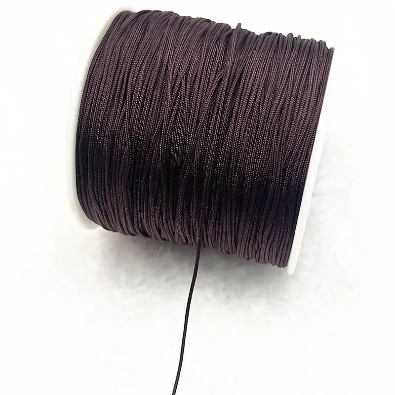 10 m de fil de nylon 0,4 mm marron