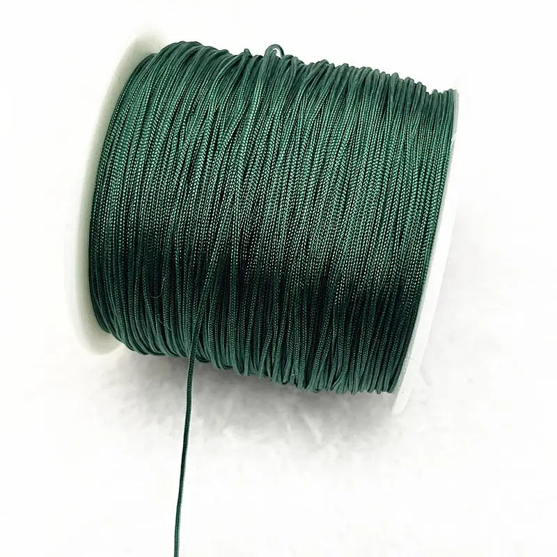 10 m de fil de nylon 0,4 mm vert foncé