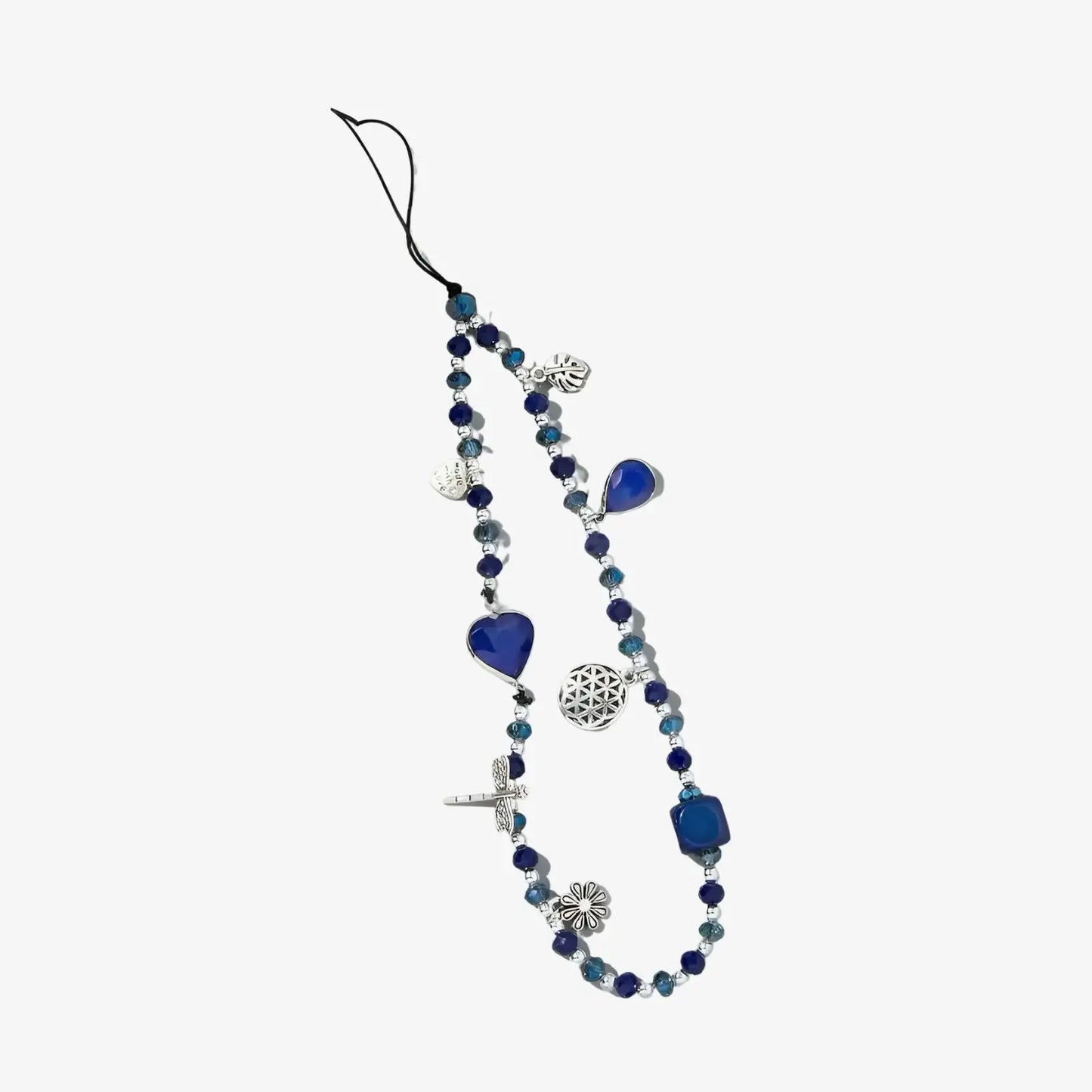 Bracelet pendentif pour téléphone en acrylique perlée | Éloïse