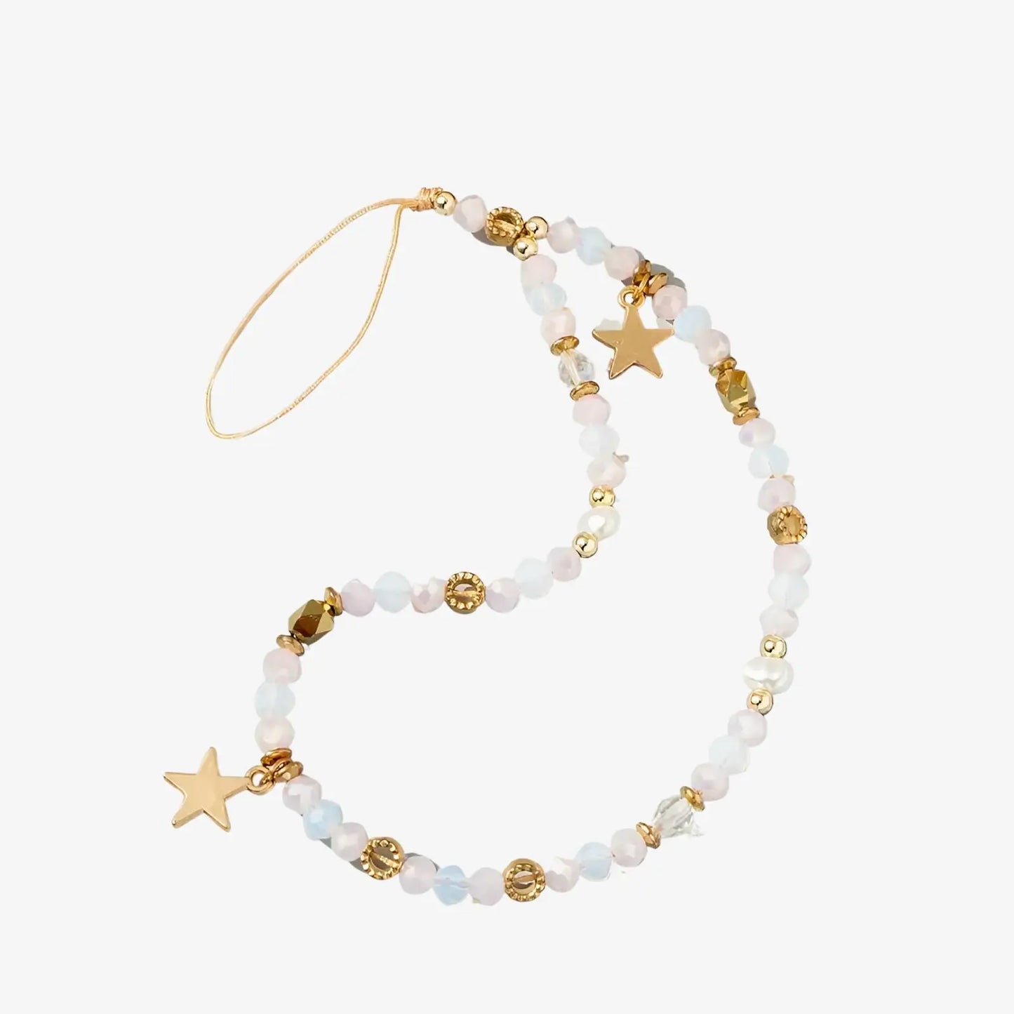 Bracelet pendentif pour téléphone en acrylique perlée | Fanny