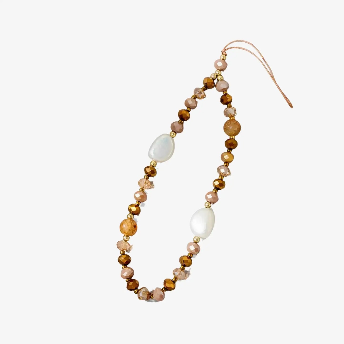 Bracelet pendentif pour téléphone en acrylique perlée | Livia