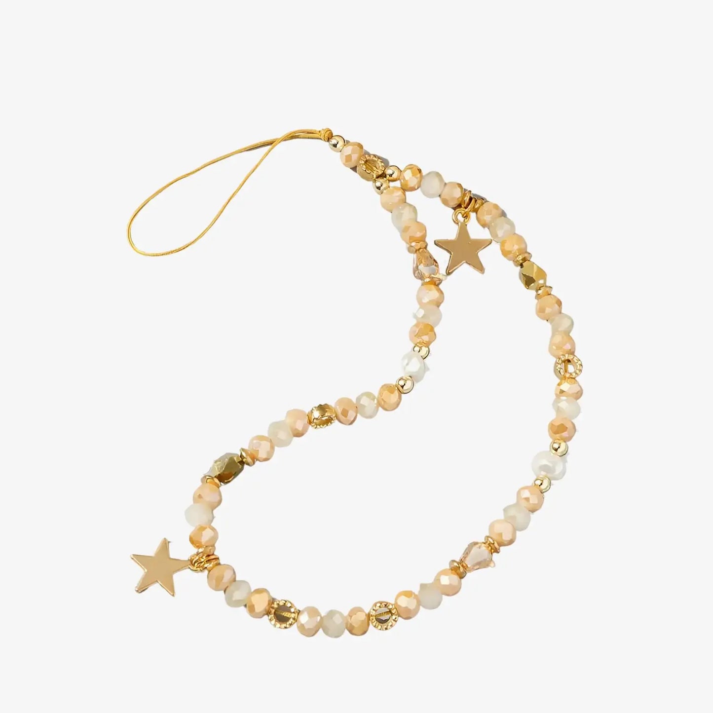 Bracelet pendentif pour téléphone en acrylique perlée | Louane