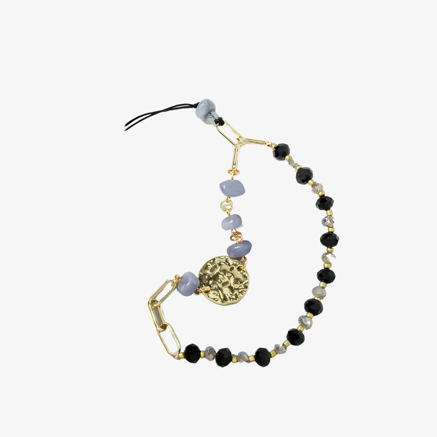 Bracelet pendentif pour téléphone en acrylique perlée | Mathilde