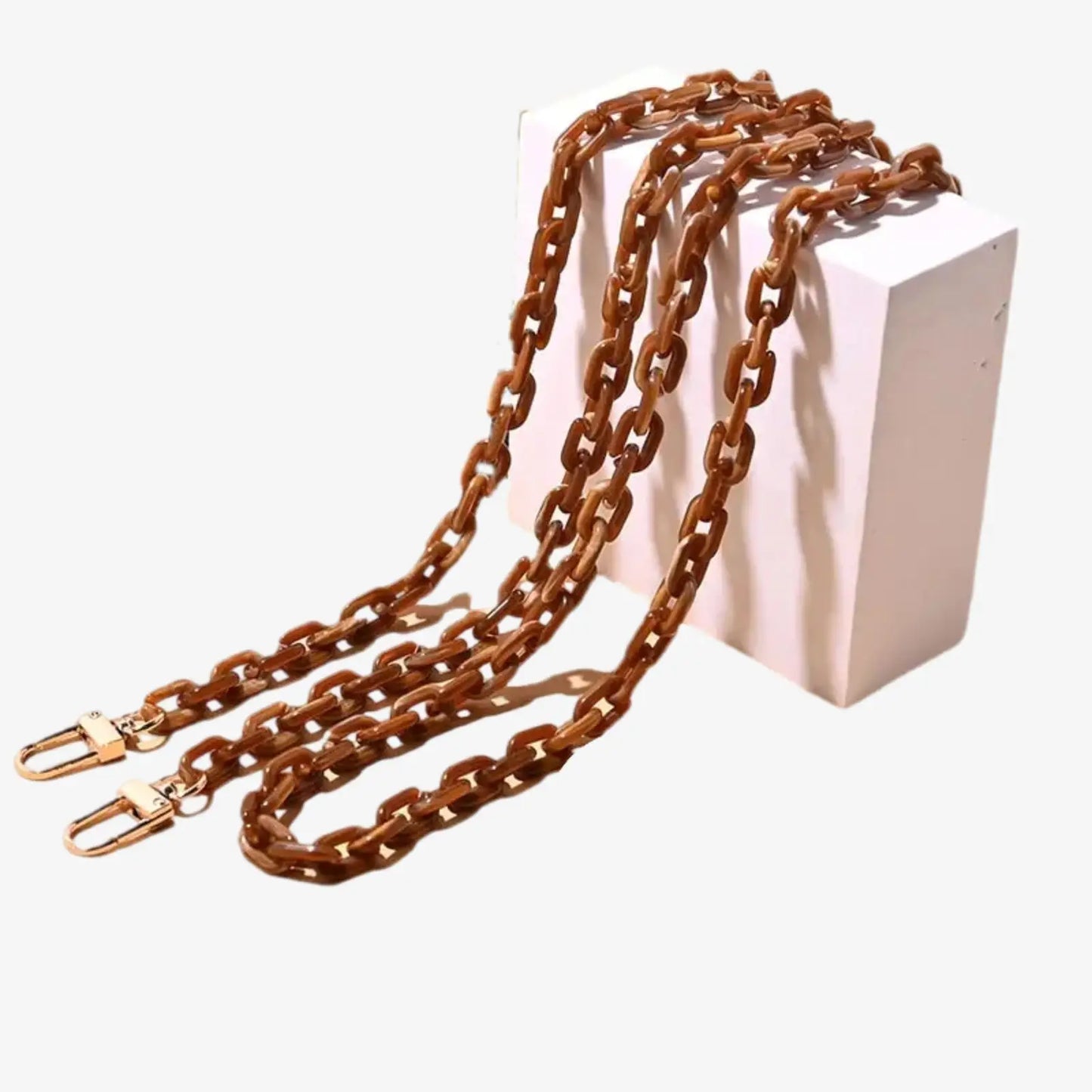 Collier chaîne bijou de téléphone maillons en acrylique | Chloé