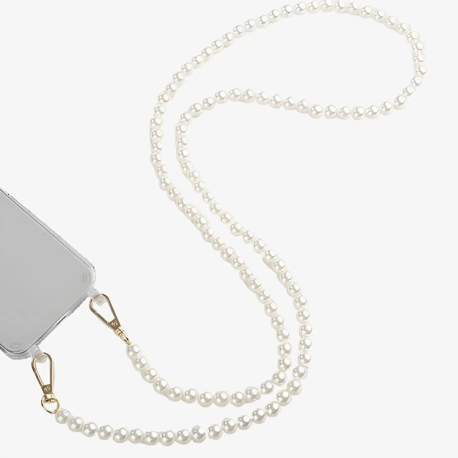 Coque avec cordon perle