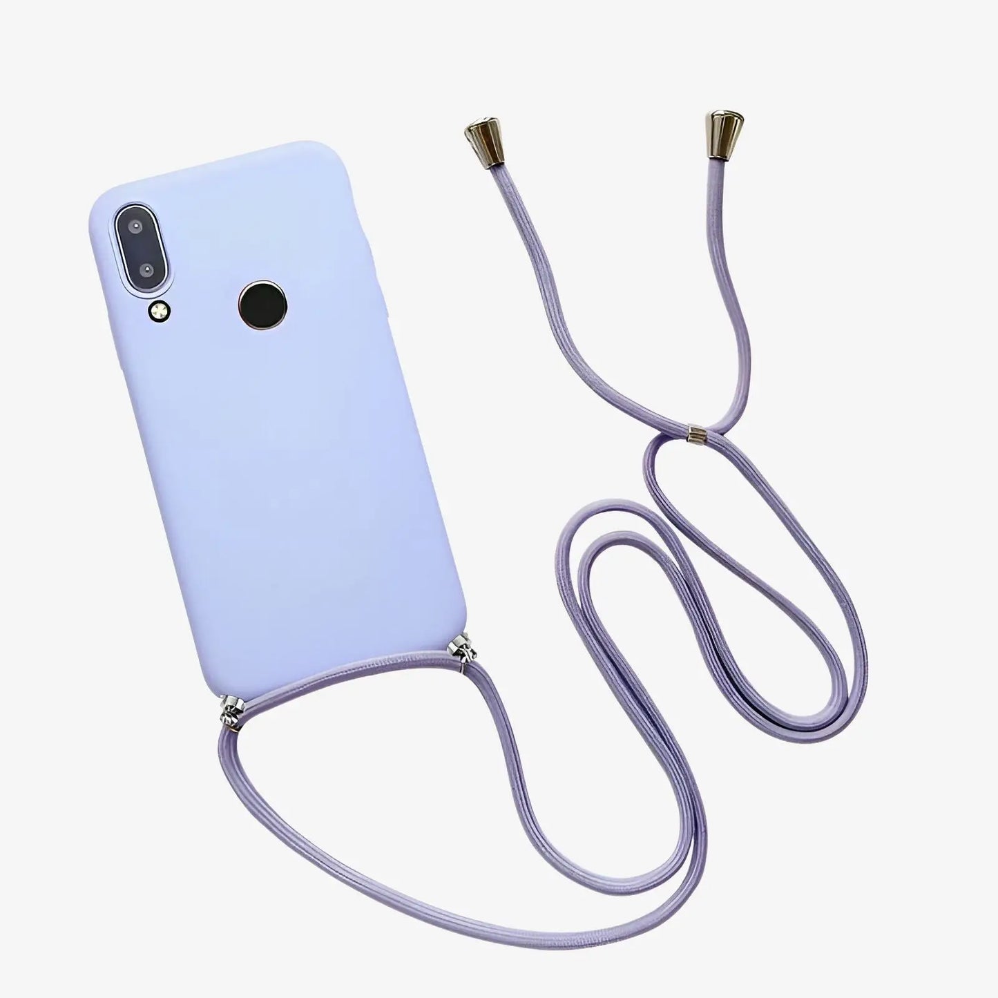 Coque huawei p30 pro avec cordon - Violet