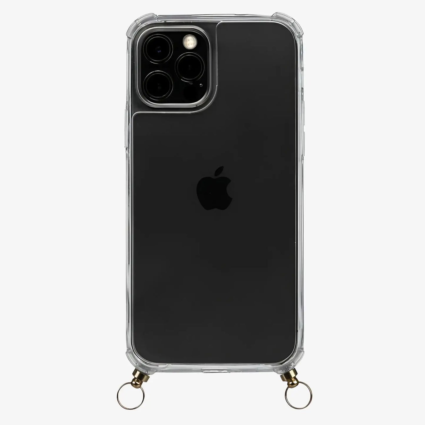 Coque iPhone avec anneaux argentés - iPhone 14 / Sans protège-caméra