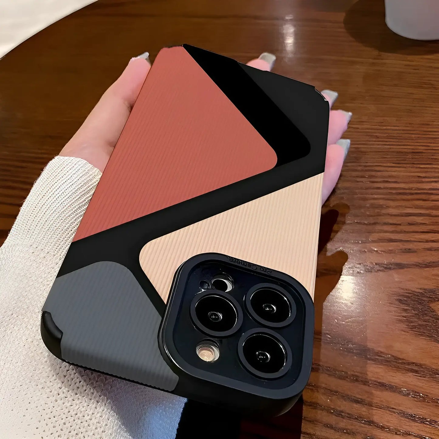 Coque iPhone bloc de couleur