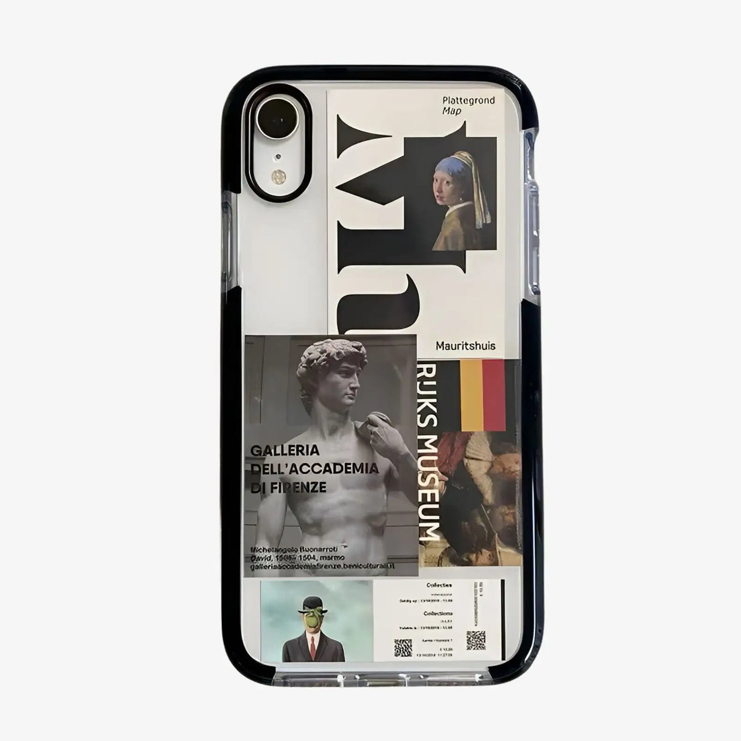 Coque iPhone collage oeuvre d’art