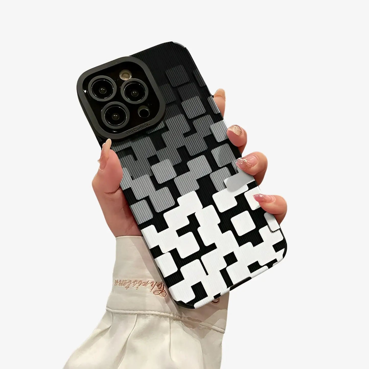 Coque iPhone dégradé avec cube