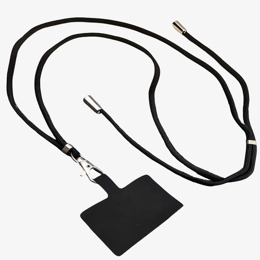 Cordon de téléphone ajustable universel noir