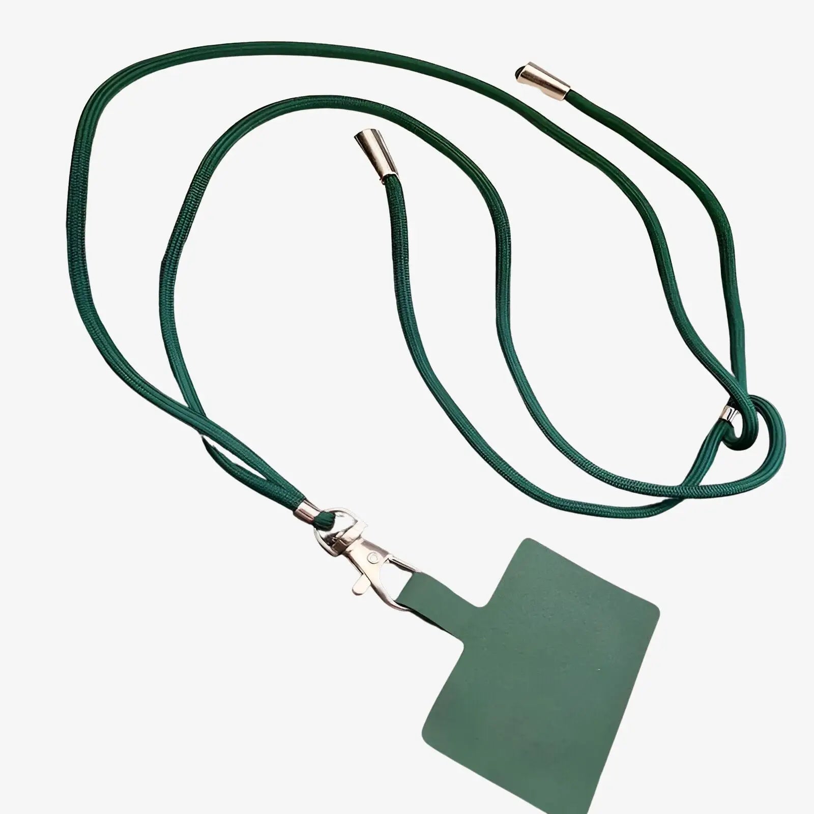 Cordon Téléphone Portable Universel Avec Fleur Décorative - Lanière Réglable, Mousqueton, Pour Smartphones Et Coques (vert)