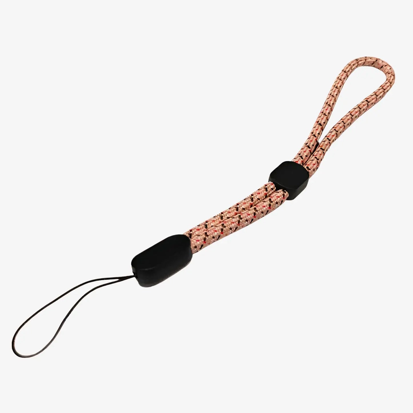 Dragonne de téléphone marron ajustable