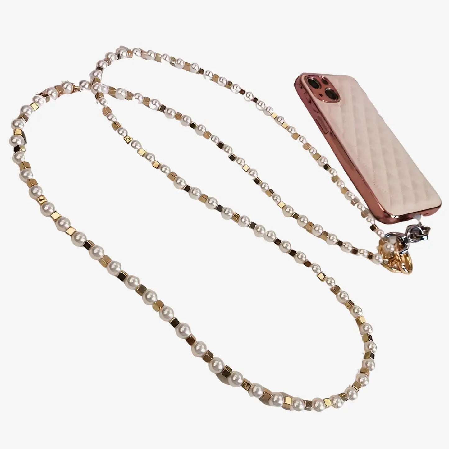 Lanière de téléphone en perle universelle