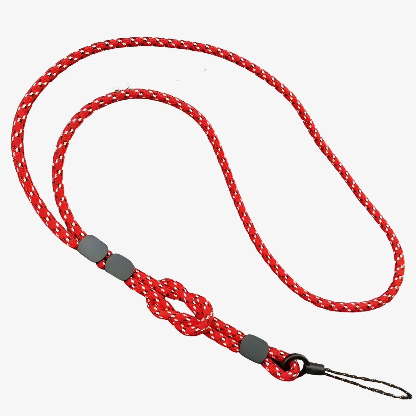 Tour de cou de téléphone réglable rouge