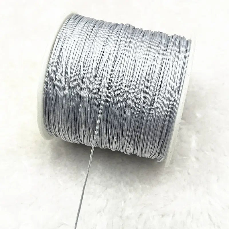 10 m de fil de nylon 0,4 mm argent