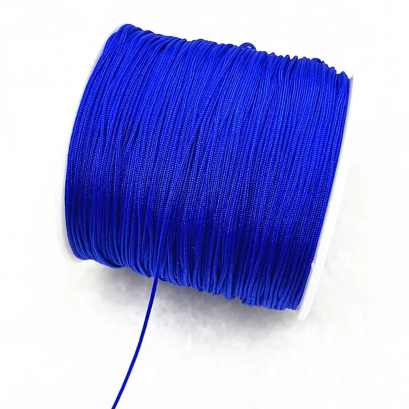 10 m de fil de nylon 0,4 mm bleu marine