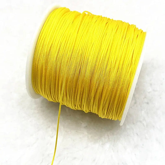 10 m de fil de nylon 0,4 mm jaune