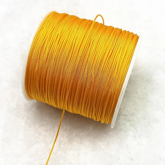 10 m de fil de nylon 0,4 mm jaune doré