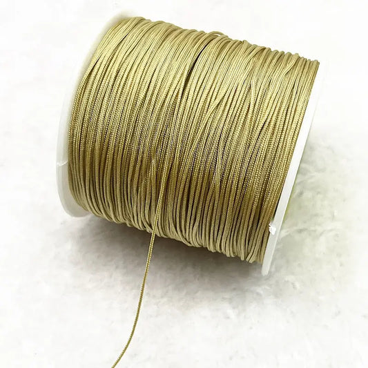 10 m de fil de nylon 0,4 mm jaune pâle
