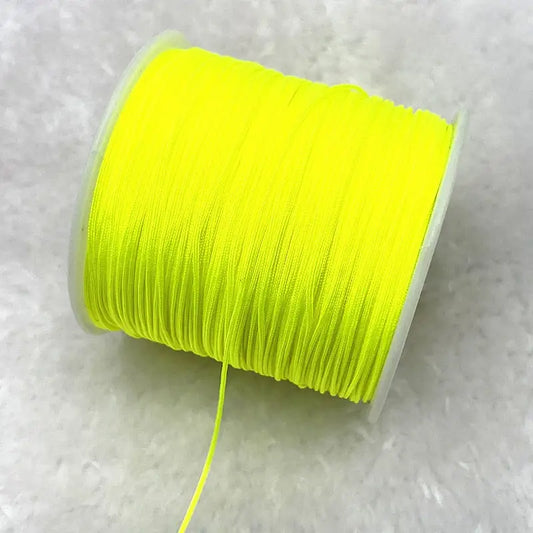 10 m de fil de nylon 0,4 mm jaune vert fluo