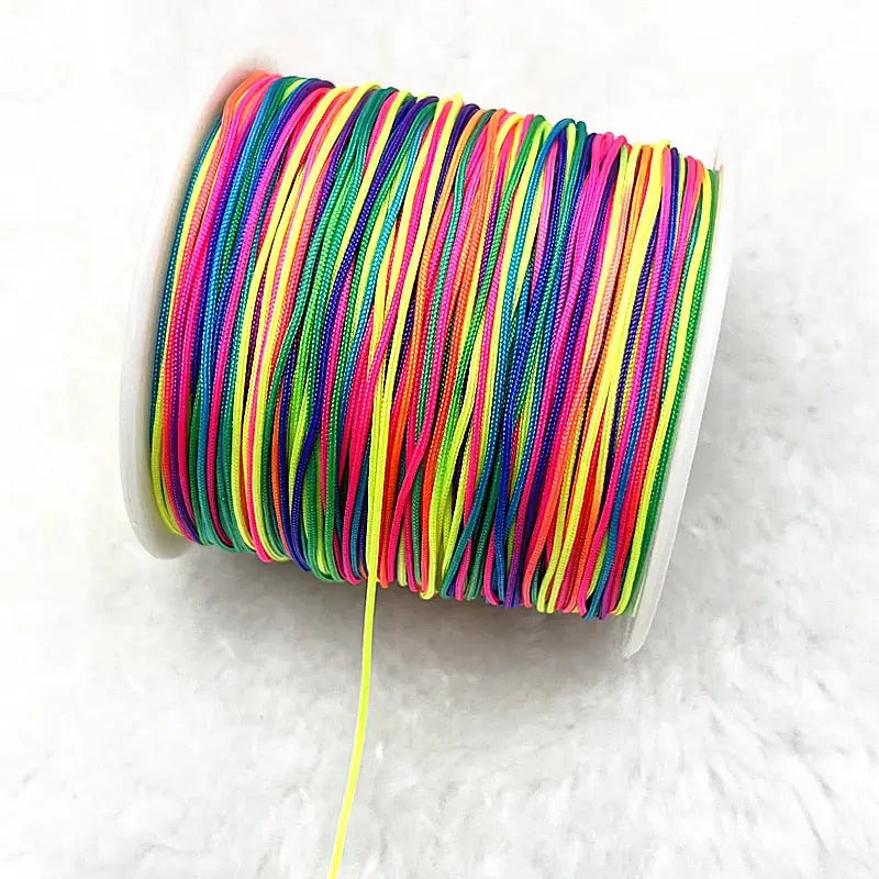 10 m de fil de nylon 0,4 mm multicolore