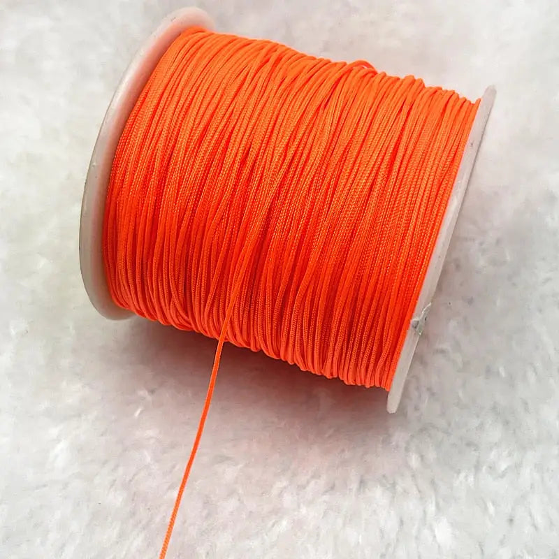10 m de fil de nylon 0,4 mm orange