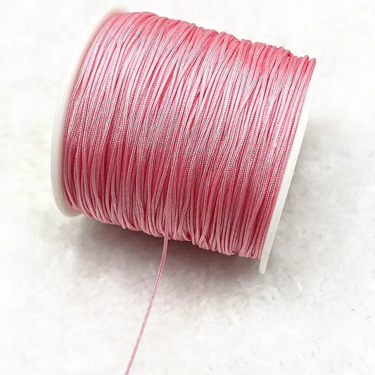 10 m de fil de nylon 0,4 mm rose
