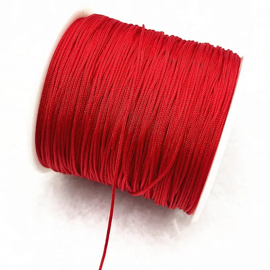 10 m de fil de nylon 0,4 mm rouge