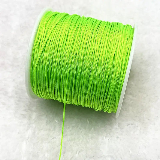 10 m de fil de nylon 0,4 mm vert fluo