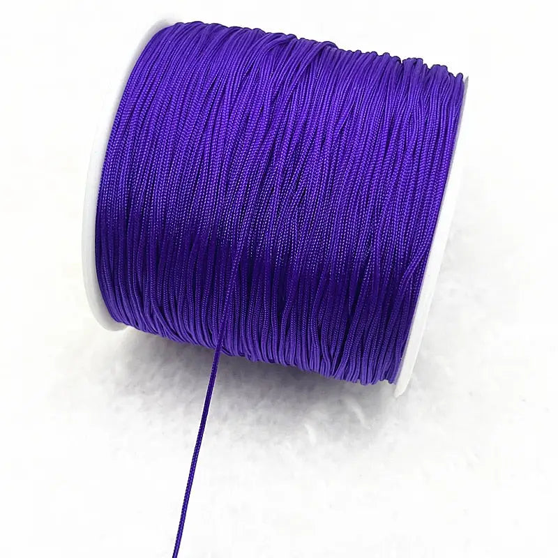 10 m de fil de nylon 0,4 mm violet profond