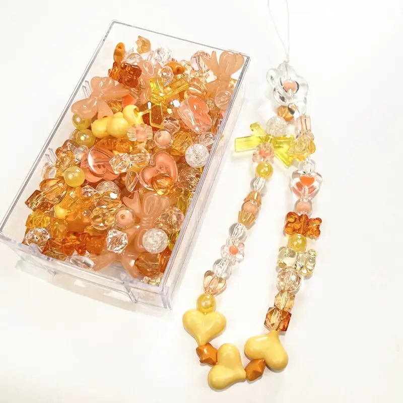 20 g de perles acryliques couleur printemps - 02