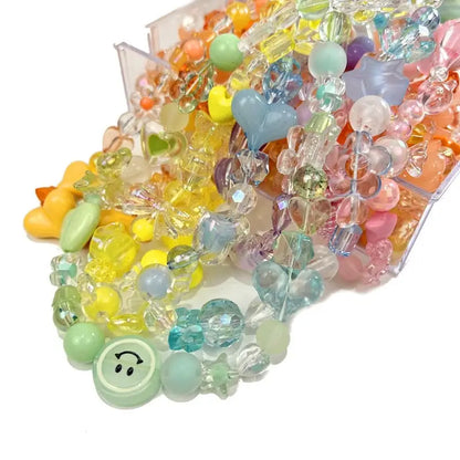 20 g de perles acryliques couleur printemps