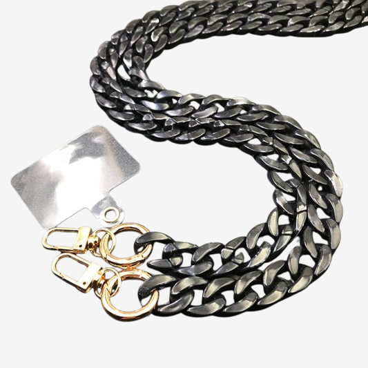 Collier chaîne bijou de téléphone maillons en acrylique | Léna