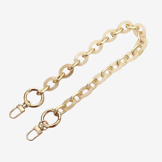 Collier chaîne bijou de téléphone maillons en acrylique | Margot