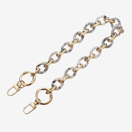 Collier chaîne bijou de téléphone maillons en acrylique | Charlotte