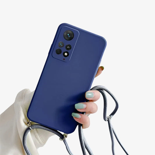Coque Xiaomi avec cordon bleu