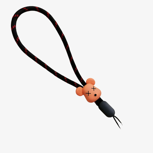 Dragonne Téléphone Maneki Neko Chat Porte-Bonheur Céramique - Breloque Chance Richesse, 8-9 Cm, Style Japonais
