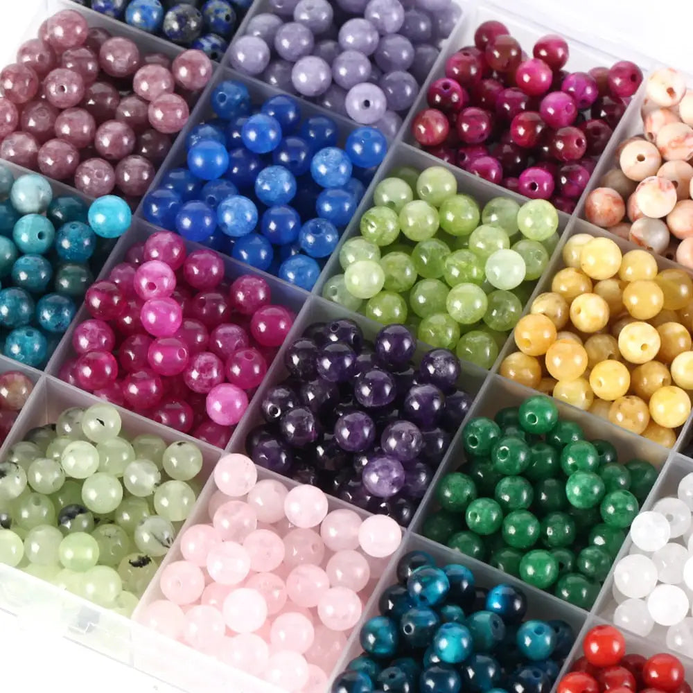 Perles en pierre naturelle 4 et 6 mm