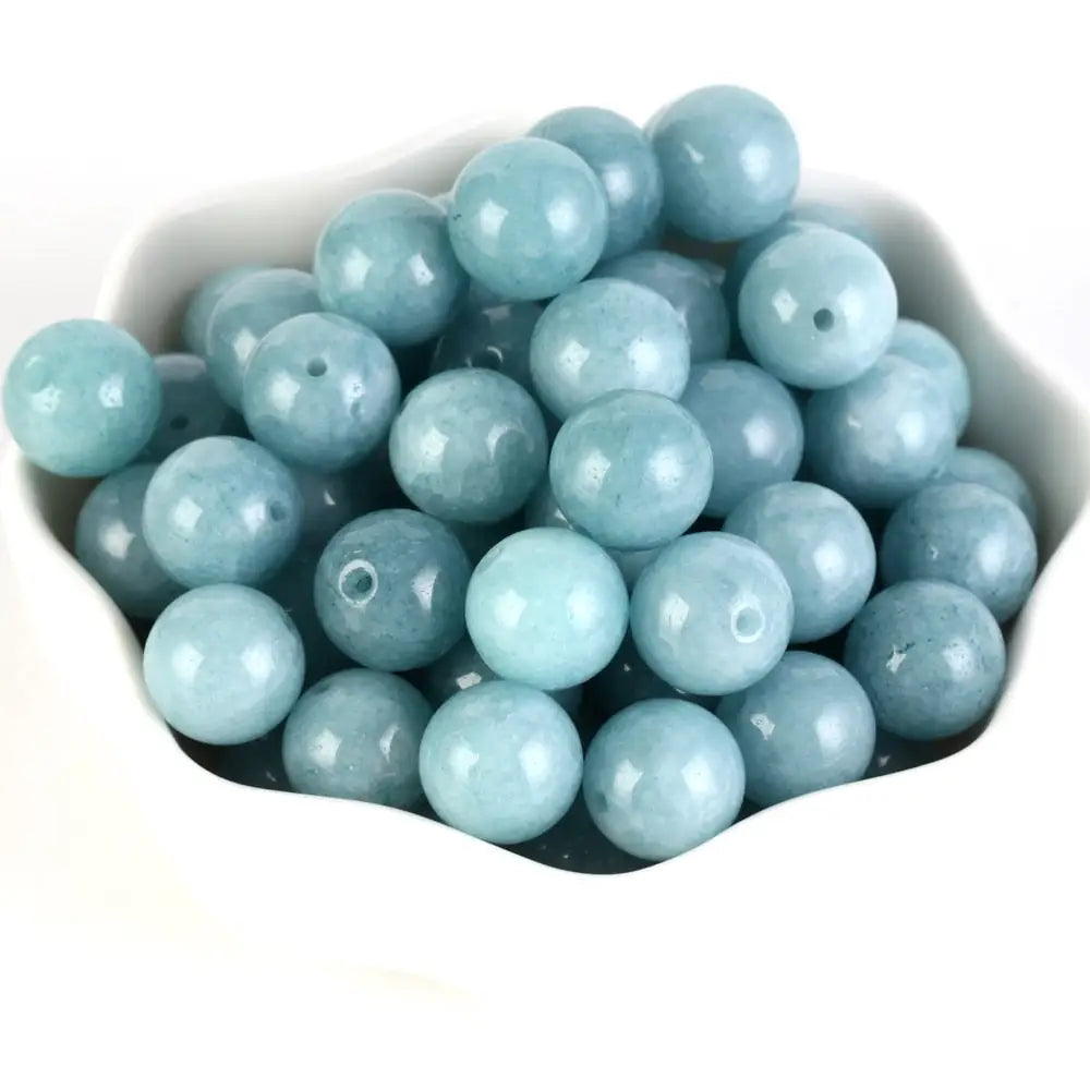 Perles en pierre naturelle 4 et 6 mm - Aigue-marine / 4mm 88-91pcs