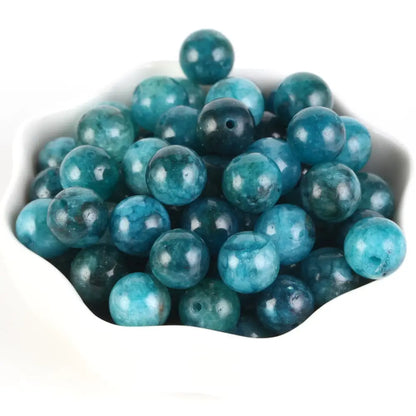 Perles en pierre naturelle 4 et 6 mm - Apatite bleue / 4mm 88-91pcs
