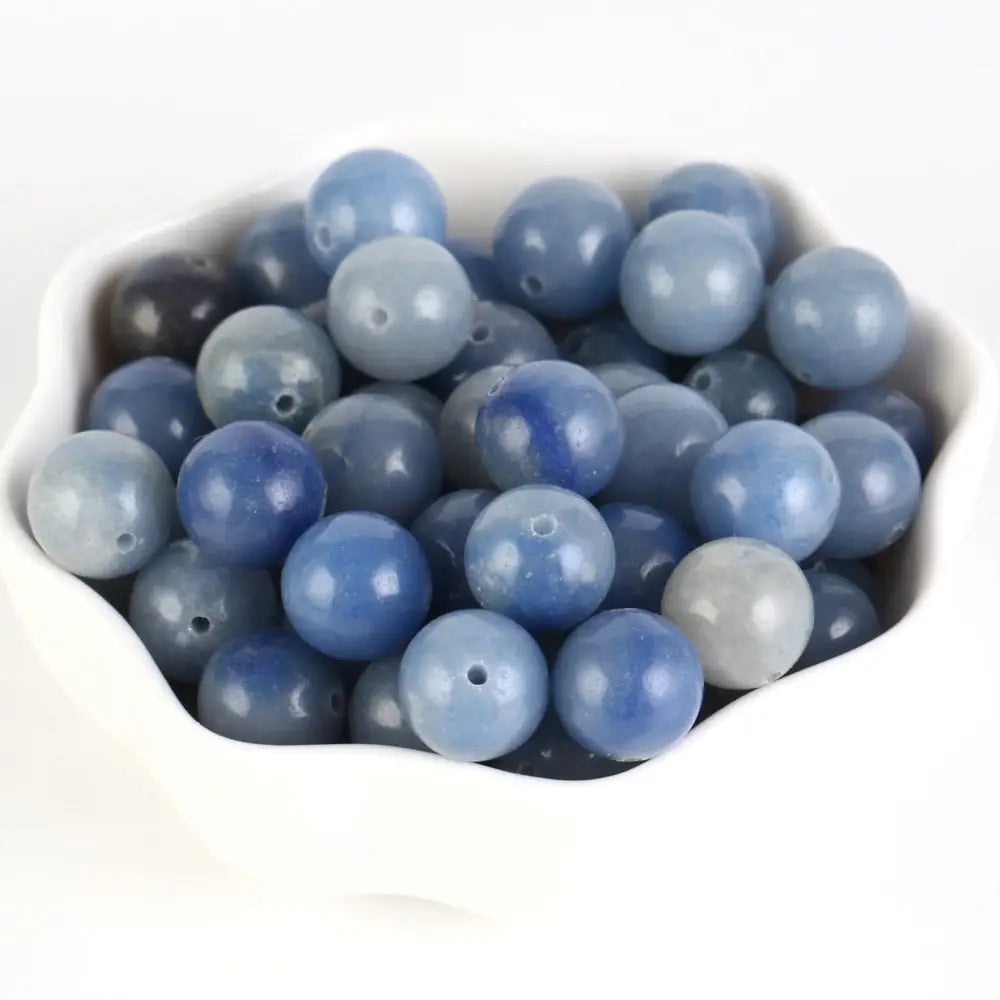 Perles en pierre naturelle 4 et 6 mm - Aventurine bleue / 4mm 88-91pcs