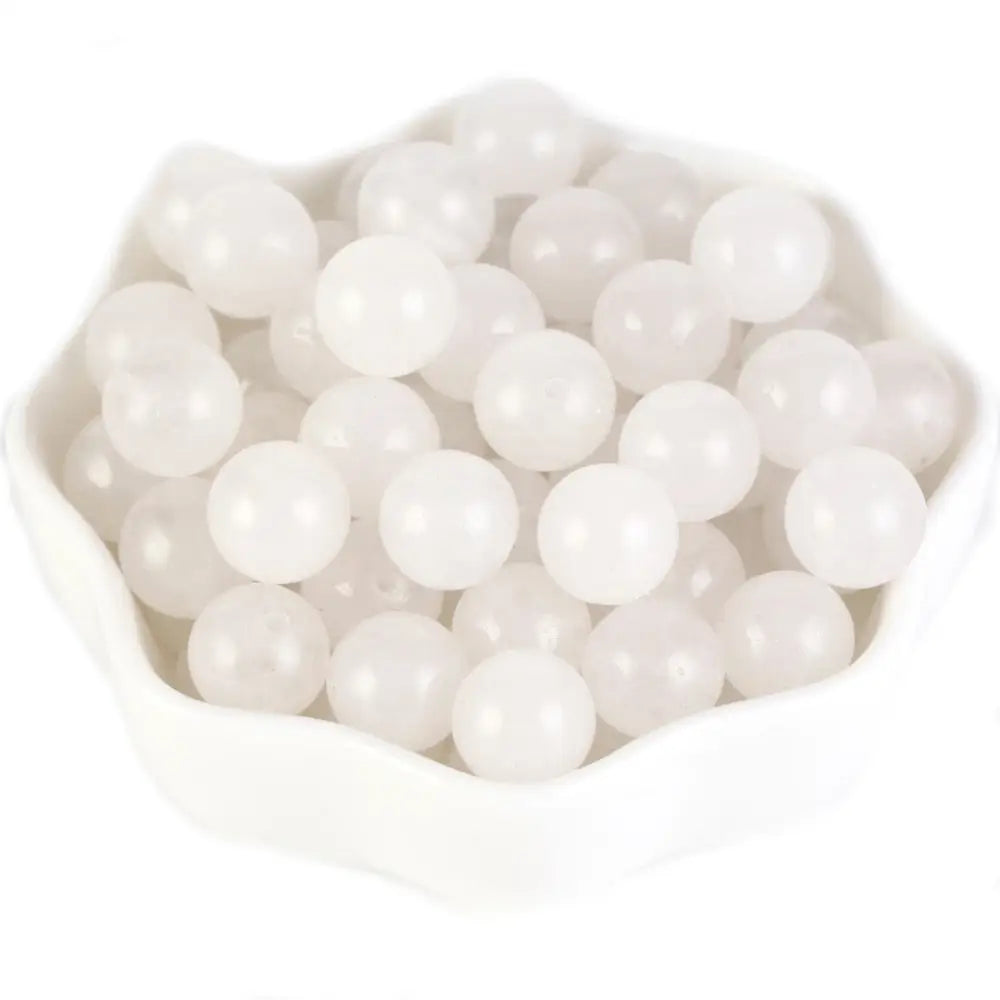 Perles en pierre naturelle 4 et 6 mm - Jades blancs / 4mm 88-91pcs