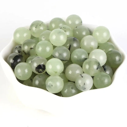 Perles en pierre naturelle 4 et 6 mm - Jades de préhnite / 4mm 88-91pcs