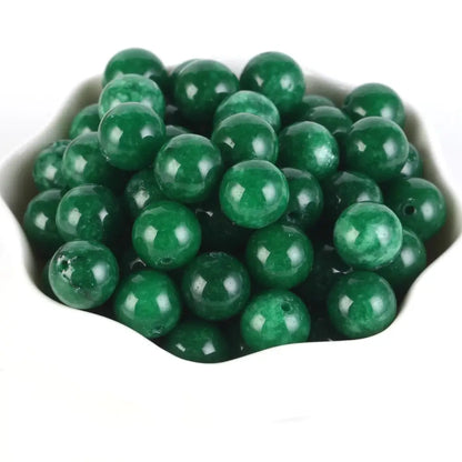Perles en pierre naturelle 4 et 6 mm - Jades verts / 4mm 88-91pcs