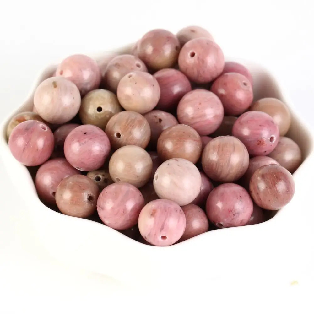 Perles en pierre naturelle 4 et 6 mm - Rhodonite / 4mm 88-91pcs