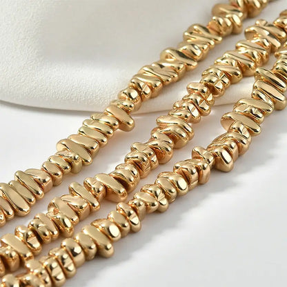 Perles naturelles en hématite de tailles irrégulières - KC gold
